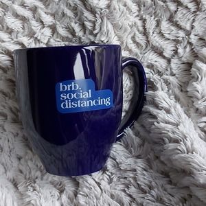 15oz Ceramic Mug Blue NWOT